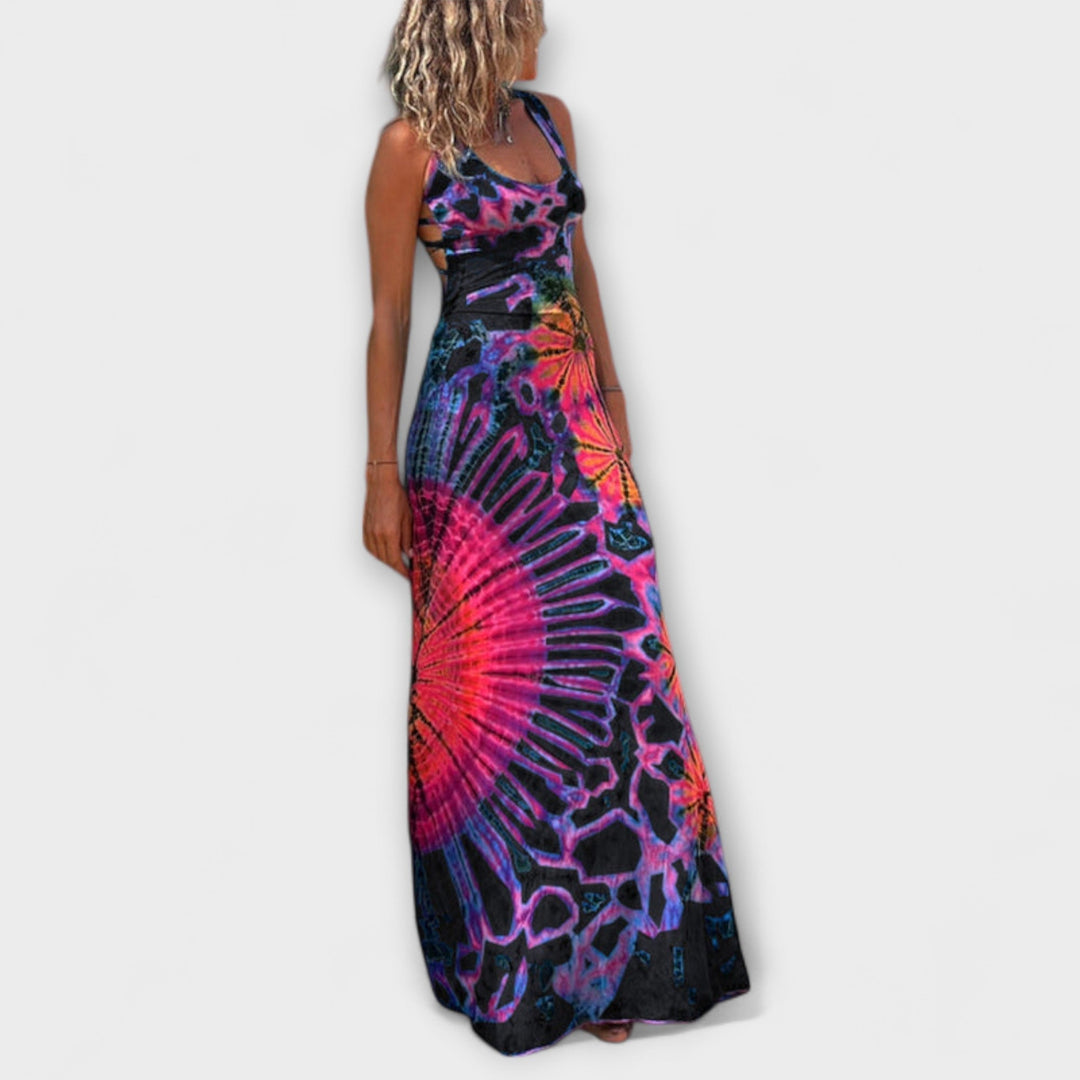 Ronja - La Bamba Imprimé Tie-Dye Maxi Robe