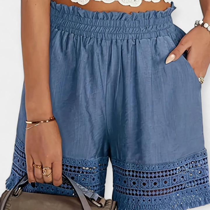 Shorts en dentelle