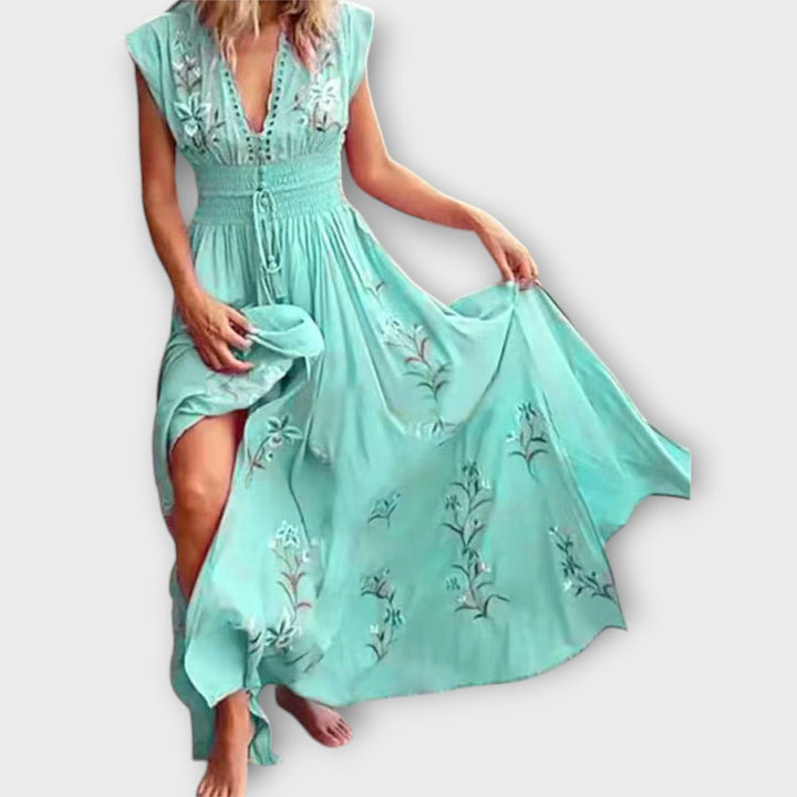 Felizia – Robe boho avec une broderie envoûtante