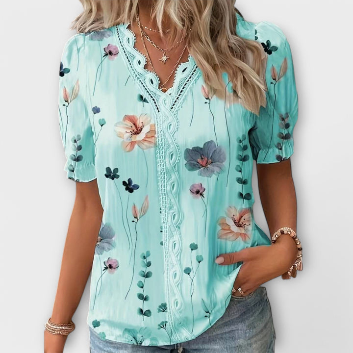 Emily - Blouse à décolleté en V