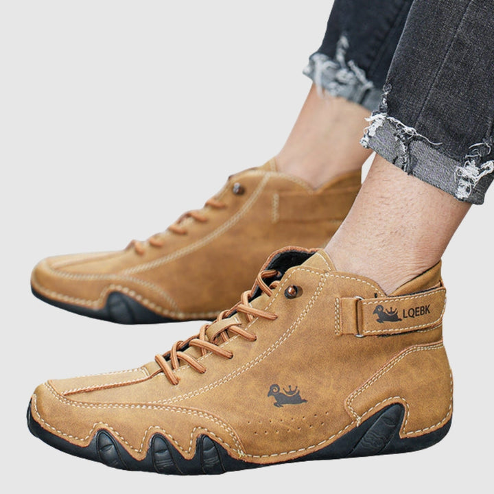 Libuše – Chaussures antidérapantes ultra confortables en cuir véritable