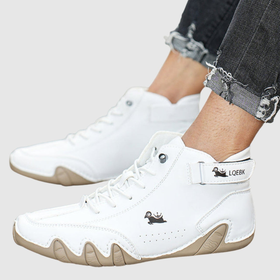 Libuše – Chaussures antidérapantes ultra confortables en cuir véritable