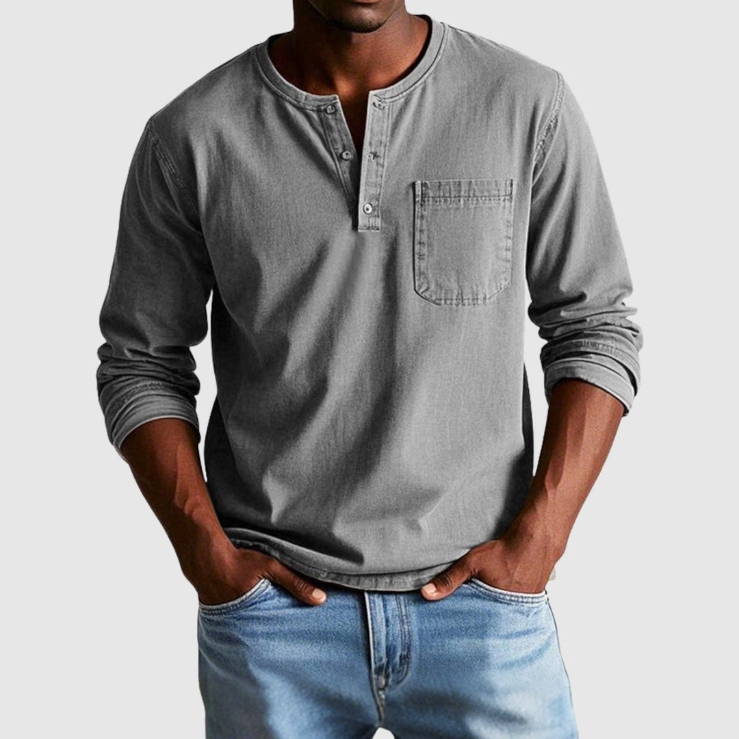 Libuše - Chemise vintage à manches longues