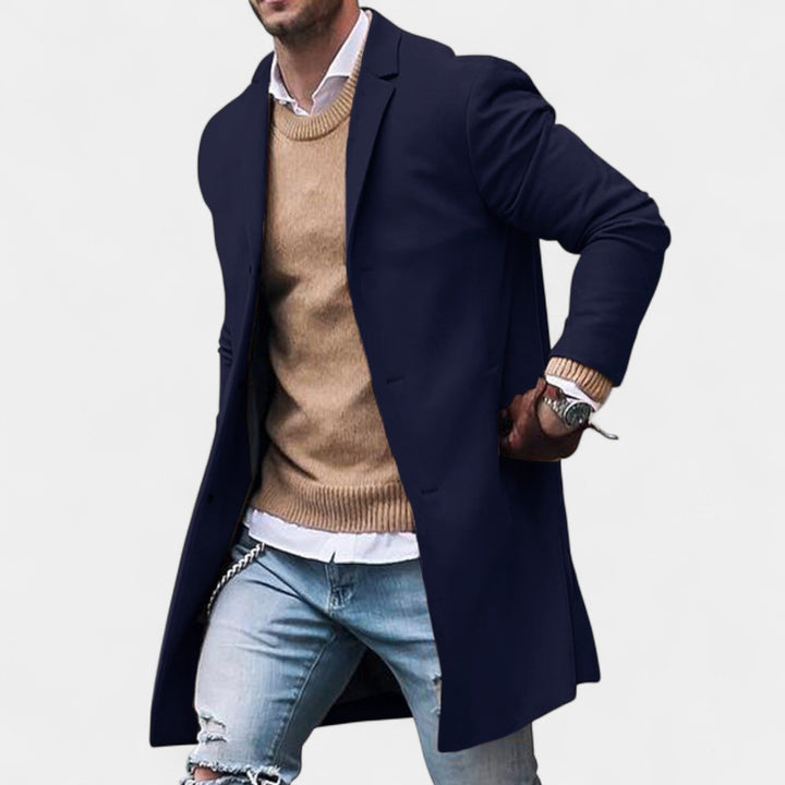 Daniel – Manteau élégant pour homme avec revers