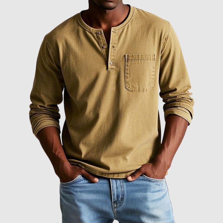 Libuše - Chemise vintage à manches longues