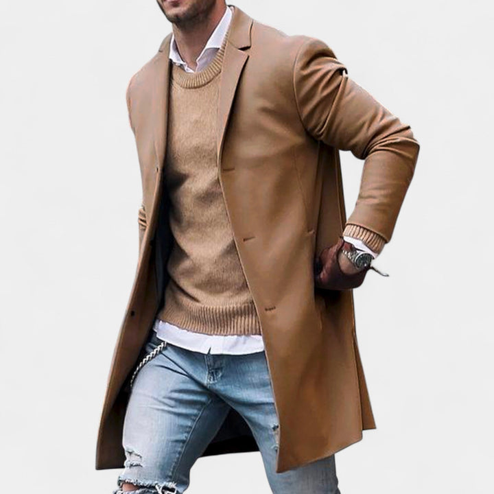 Daniel – Manteau élégant pour homme avec revers