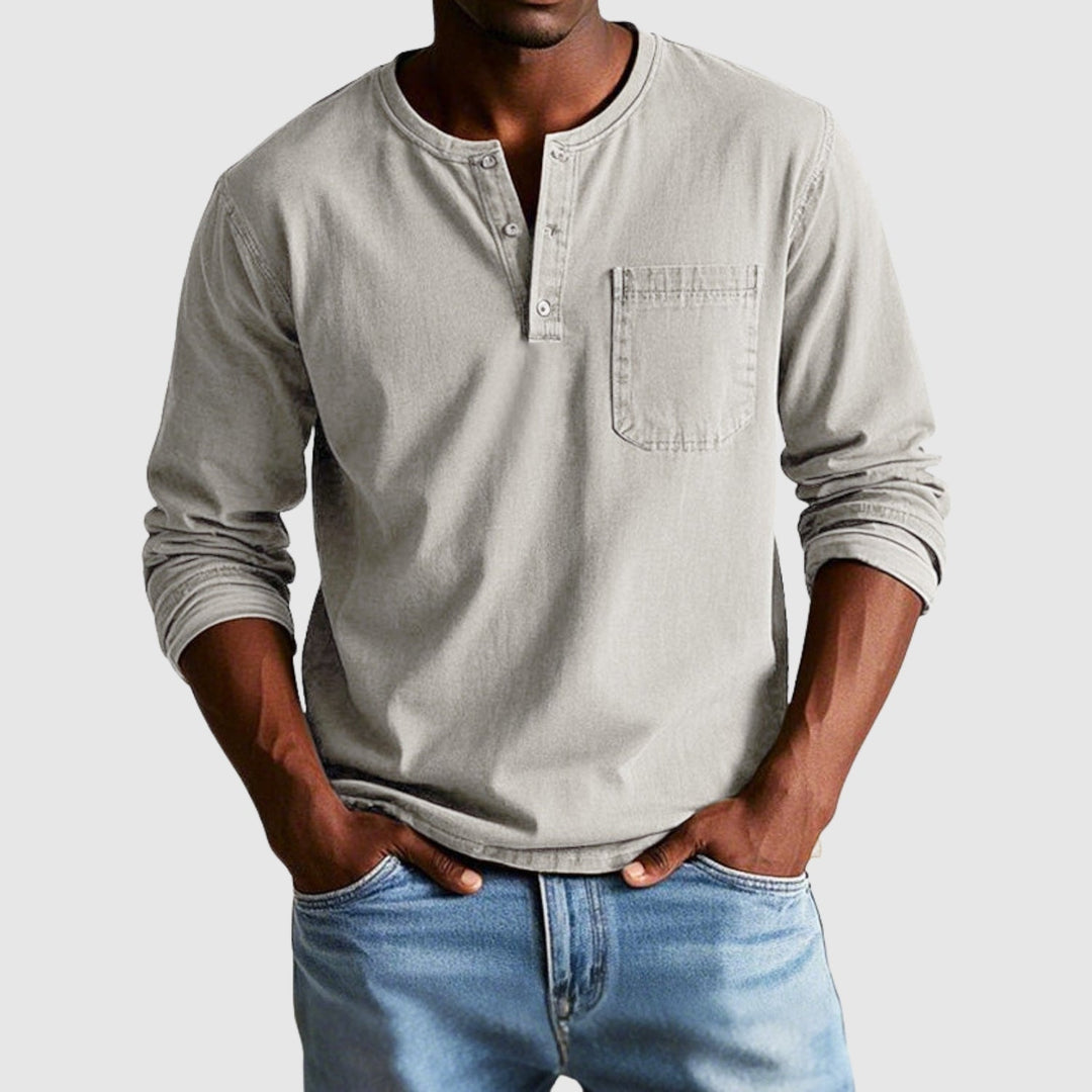 Libuše - Chemise vintage à manches longues