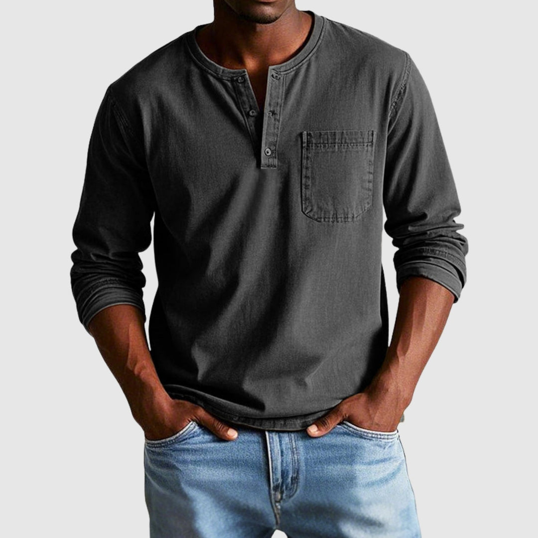 Libuše - Chemise vintage à manches longues