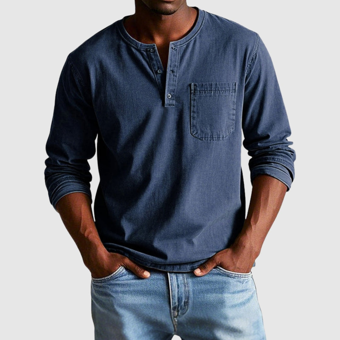 Libuše - Chemise vintage à manches longues