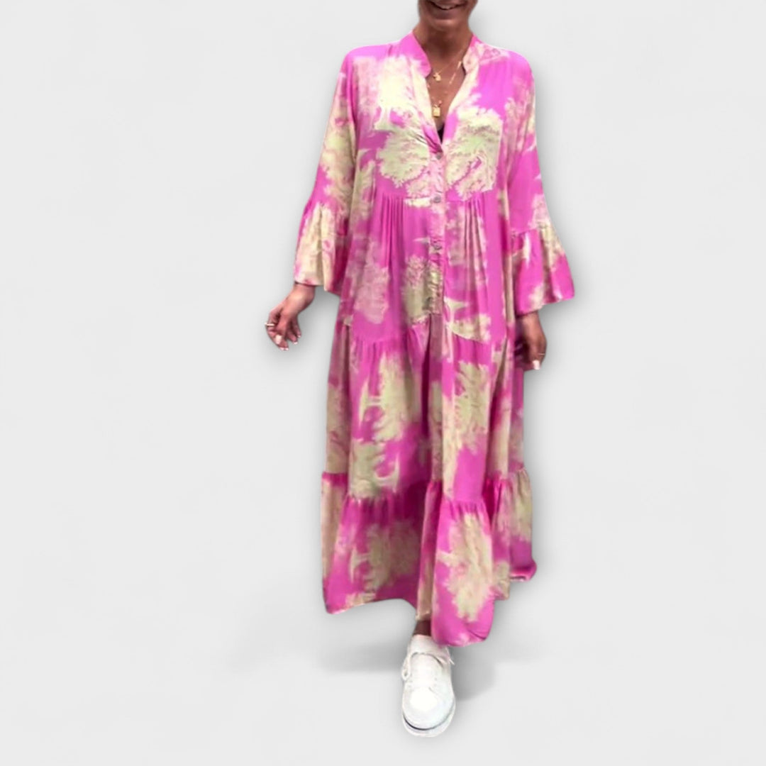 Nerina - Robe maxi florale élégante