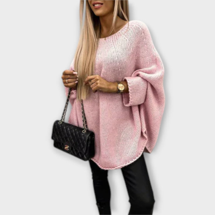 Isabelle - Pull féminin stylé avec col rond