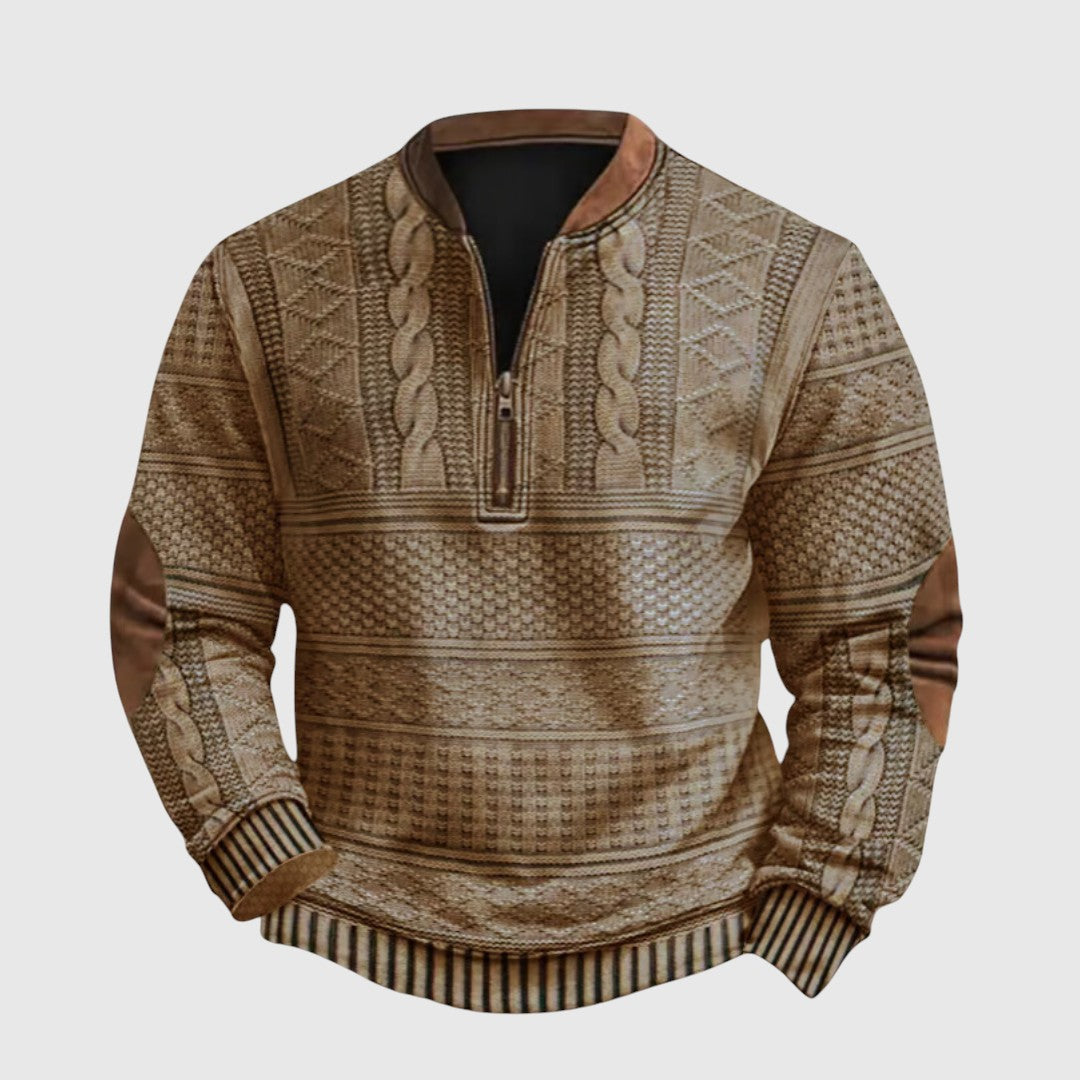Charles - Pull à zip demi-long