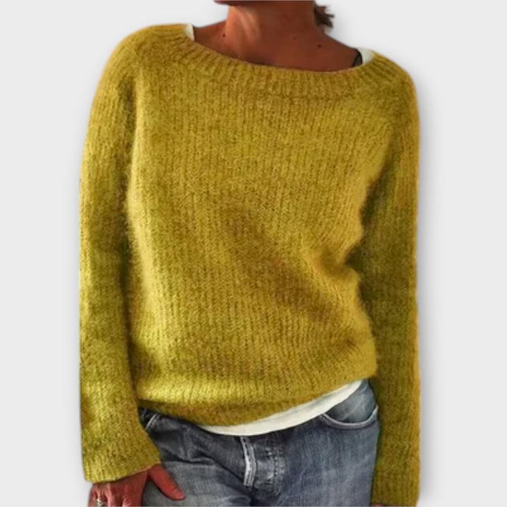 Regine – pull en maille uni
