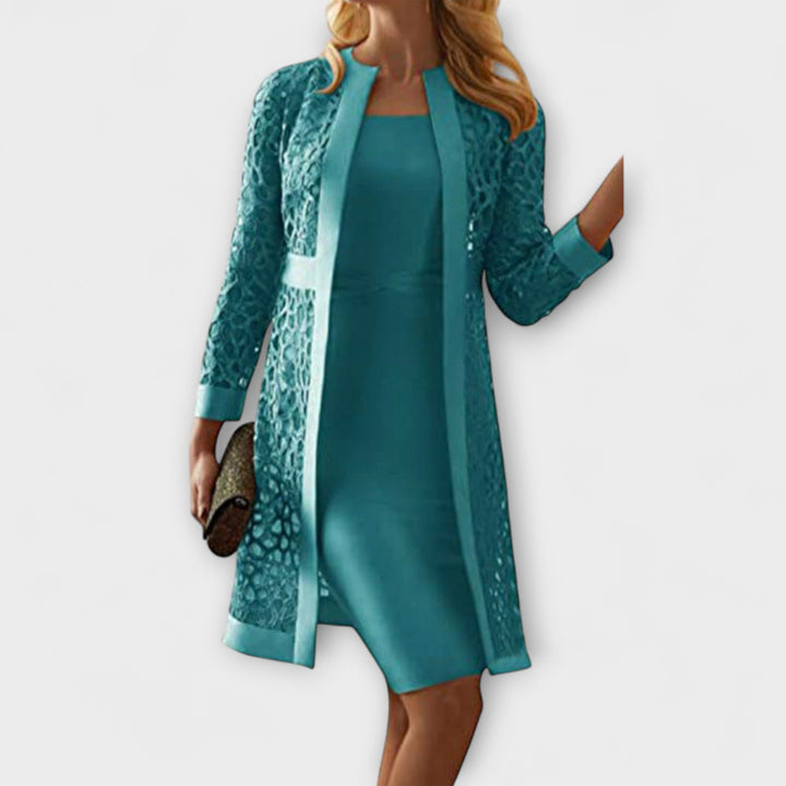 Runa - Robe en dentelle élégante en deux pièces