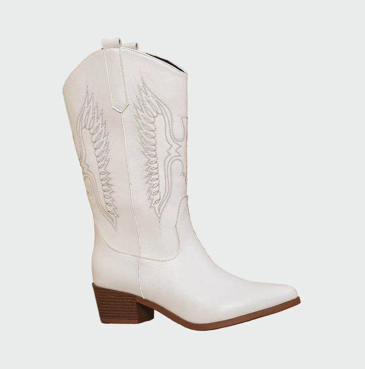 Bottes de cowboy en cuir occidental