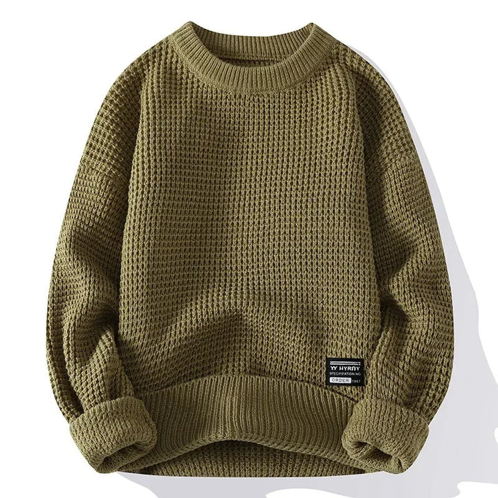 Eric – Pull pour homme premium Lyon avec texture miel pour élégance et confort