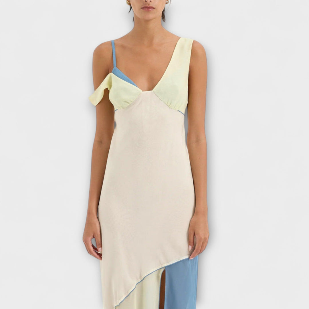Alora - Robe midi Thames avec détails d'insertion