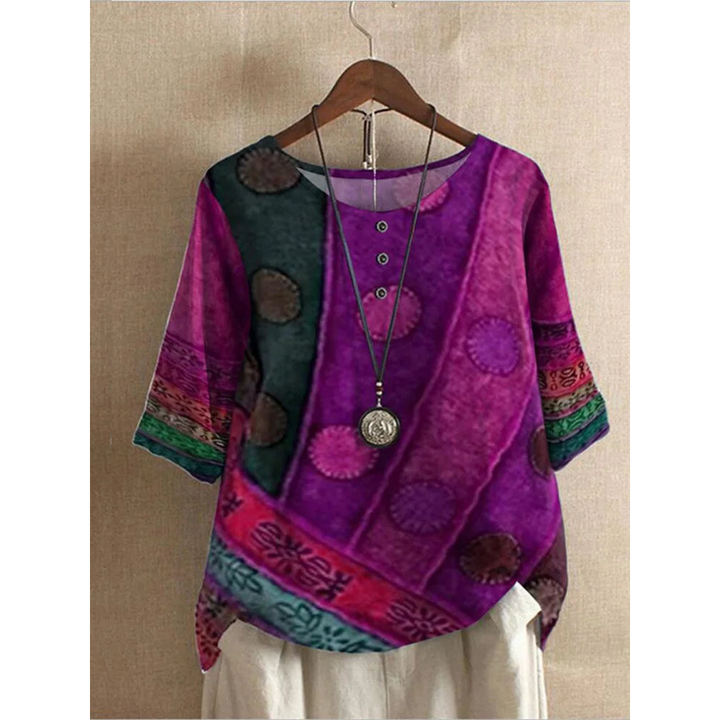 Valerie - Haut boho coloré