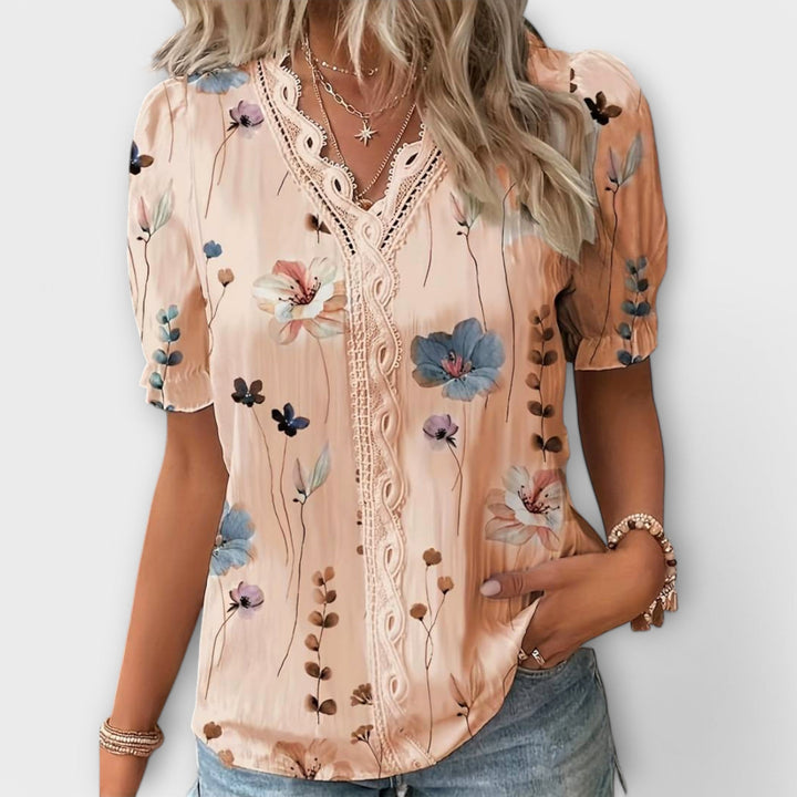 Emily - Blouse à décolleté en V
