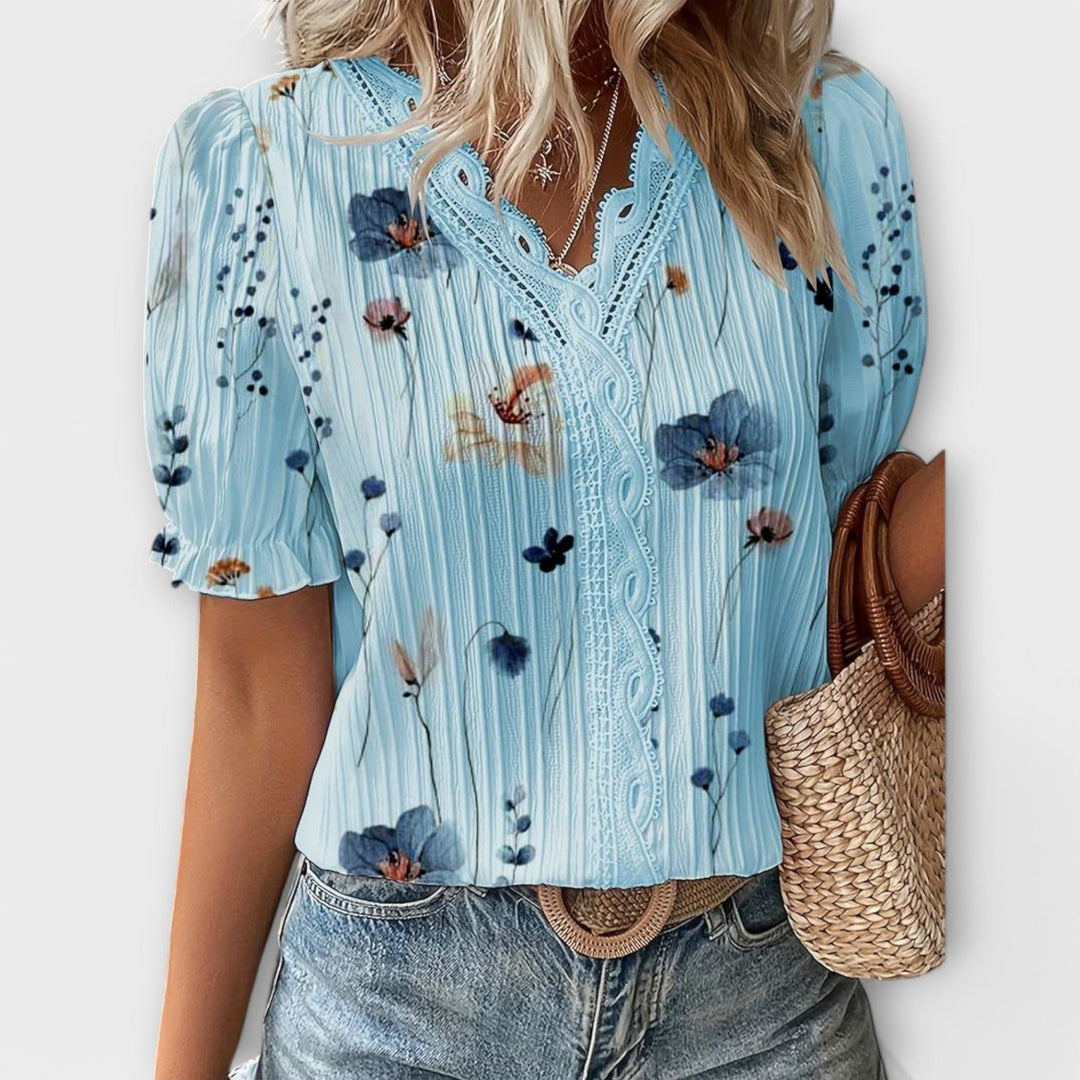 Emily - Blouse à décolleté en V