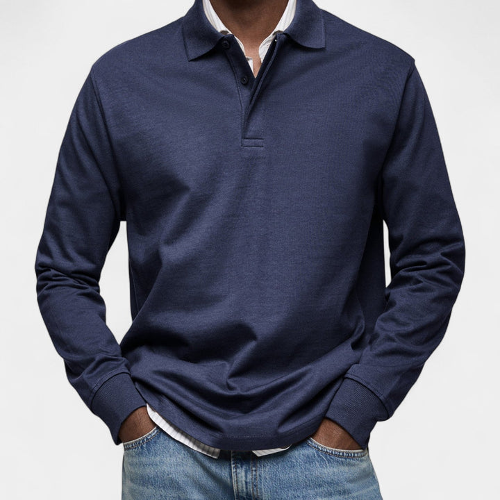 Tomáš – Polo élégant pour homme à manches longues