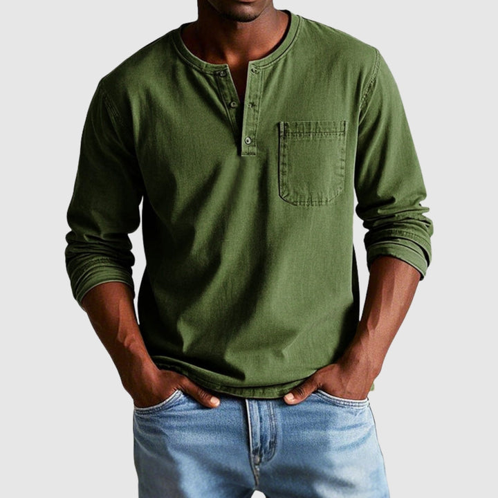 Libuše - Chemise vintage à manches longues