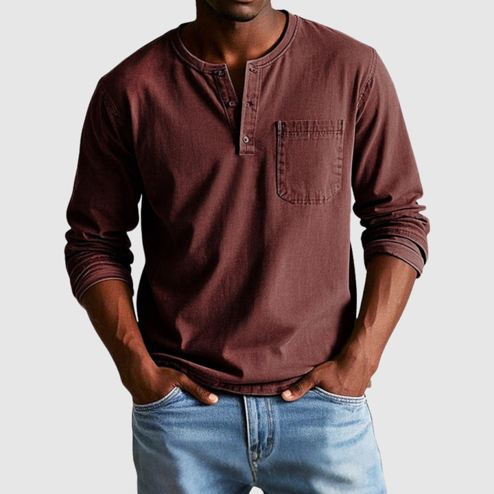 Libuše - Chemise vintage à manches longues