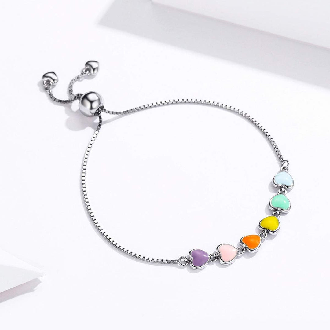 Bracelet avec empreinte de patte en argent – Taille ajustable