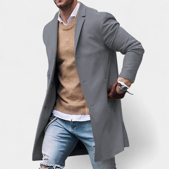 Daniel – Manteau élégant pour homme avec revers