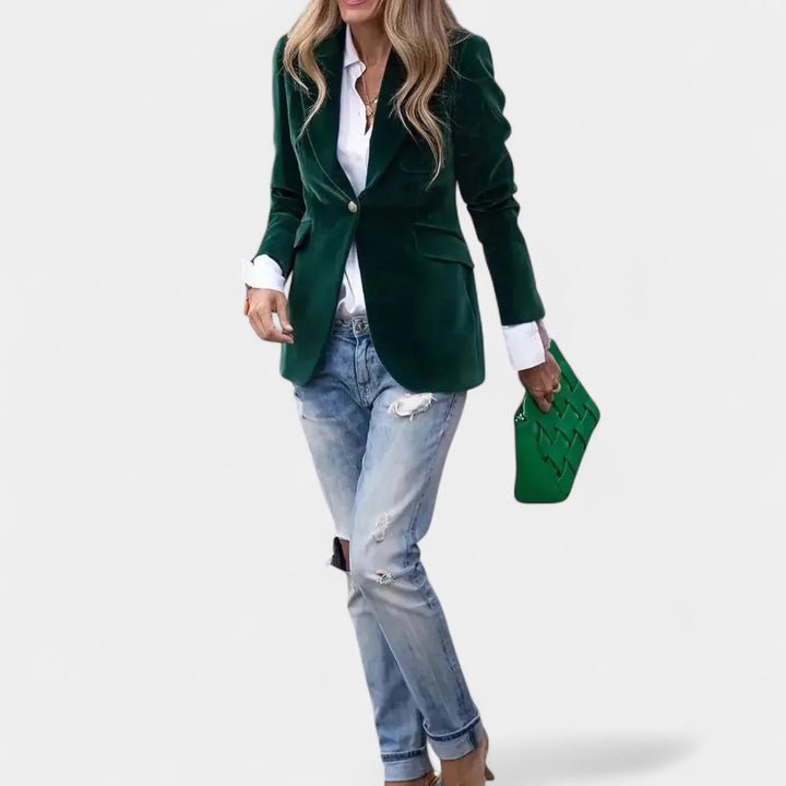 Andrea – Veste en velours