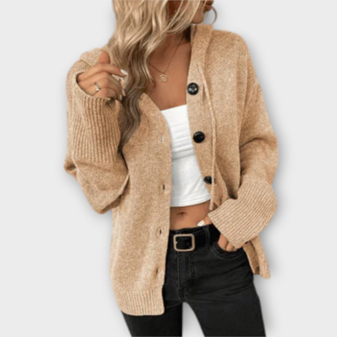 Brittan - Gilet en tricot avec boutons
