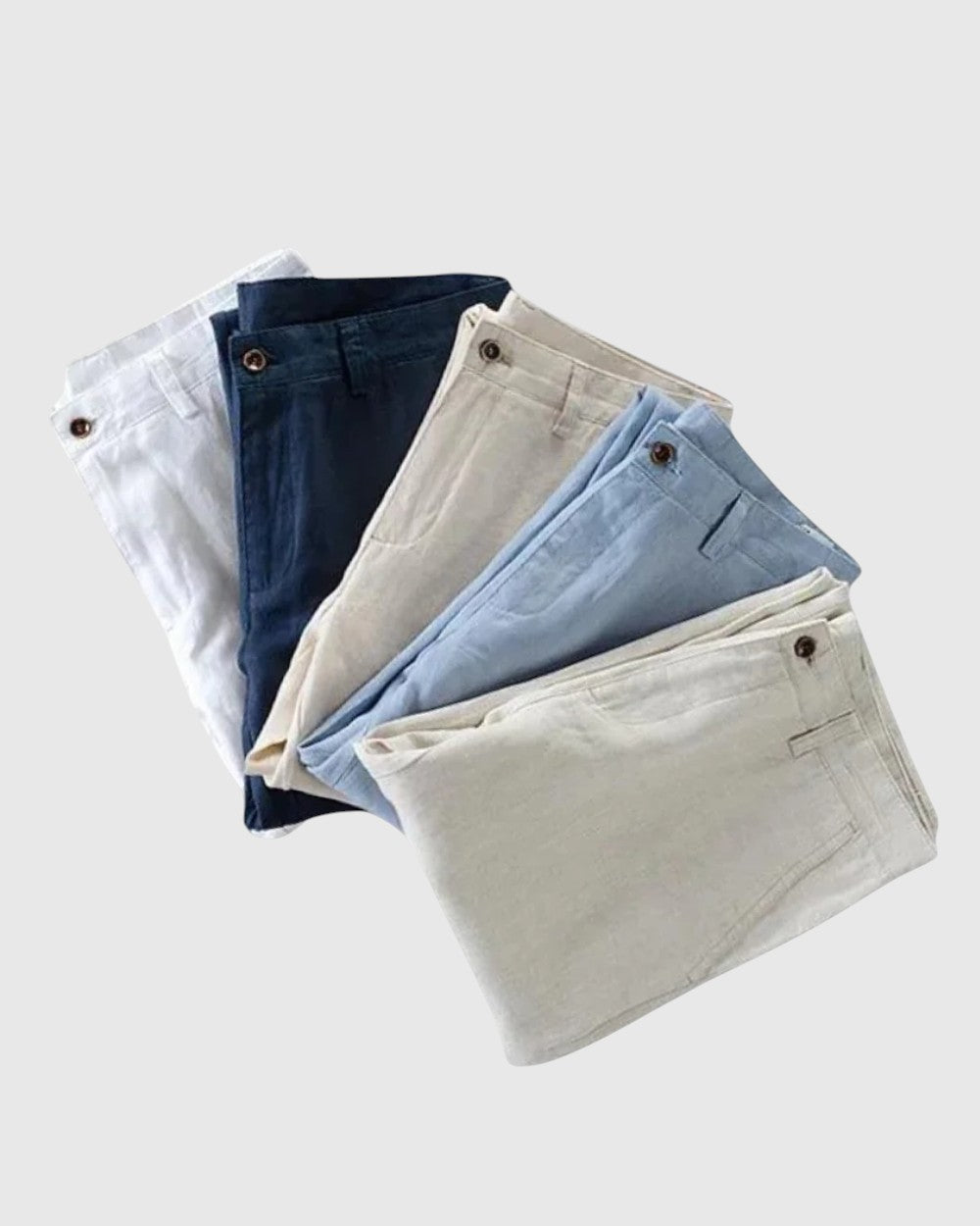 Libuše - Pantalons en lin Mykonos