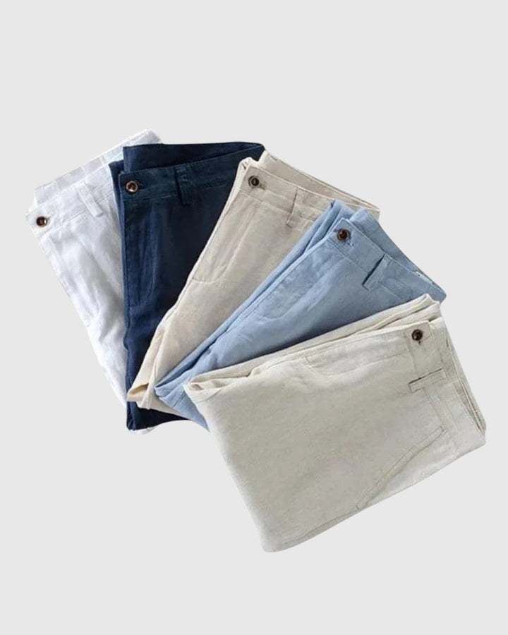 Libuše - Pantalons en lin Mykonos