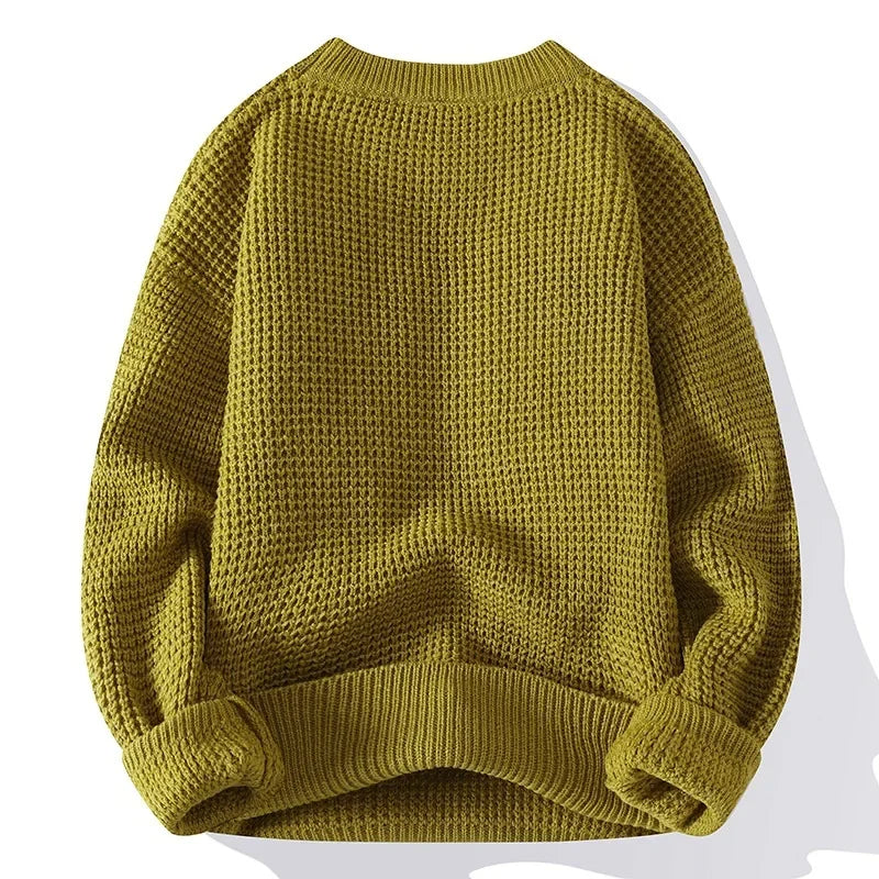 Eric – Pull pour homme premium Lyon avec texture miel pour élégance et confort