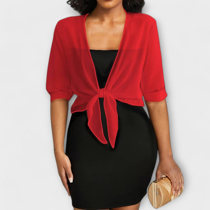 Olivia - Blouse à devant ouvert