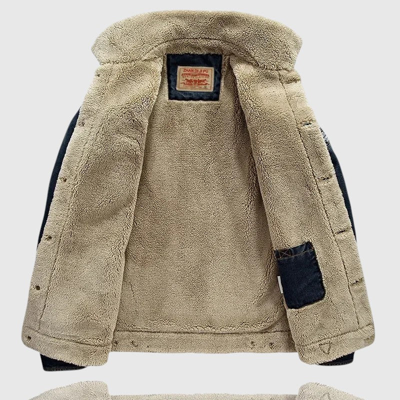 Bohumil - Veste en jean avec doublure intérieure