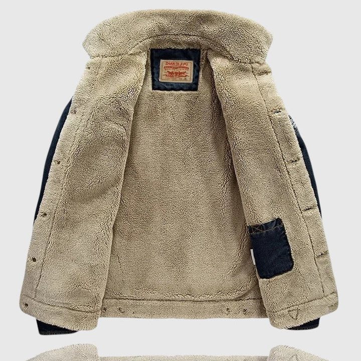 Bohumil - Veste en jean avec doublure intérieure