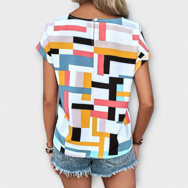 Chloe - Blouse à manches courtes