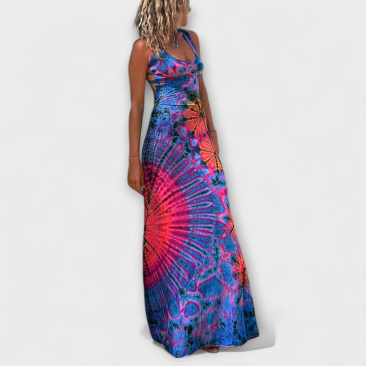 Ronja - La Bamba Imprimé Tie-Dye Maxi Robe