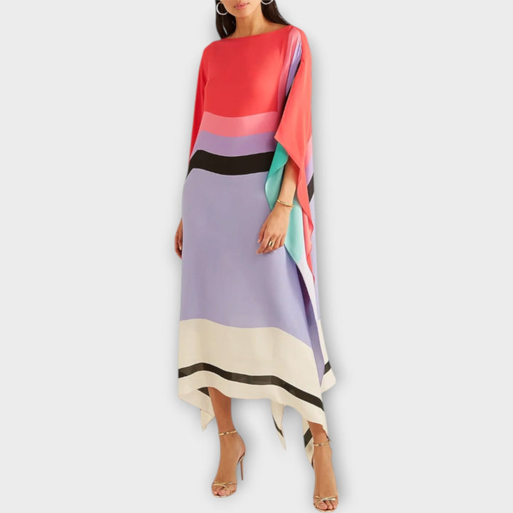 Elenora - Kaftan géométrique à coupe ample
