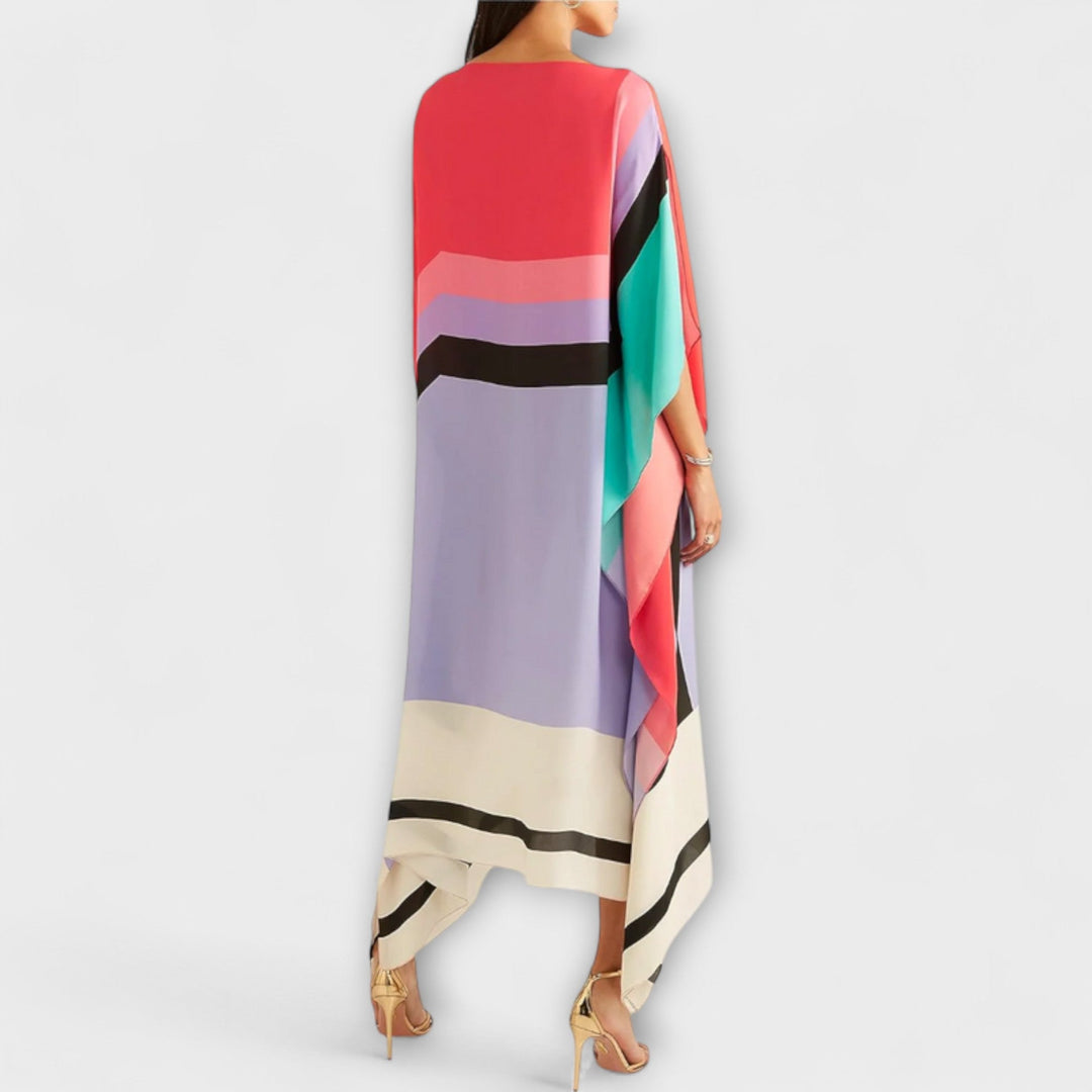 Elenora - Kaftan géométrique à coupe ample