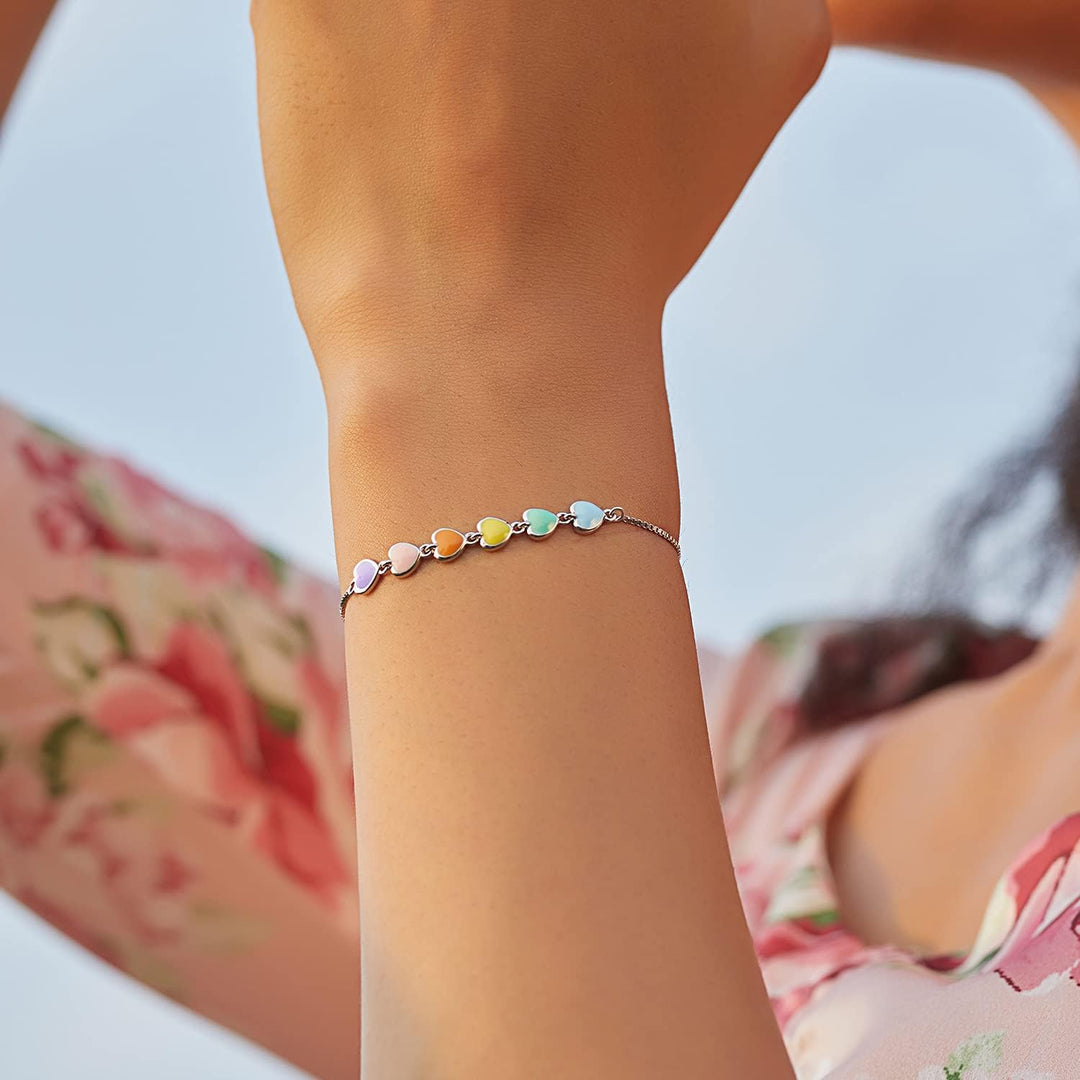 Bracelet avec empreinte de patte en argent – Taille ajustable