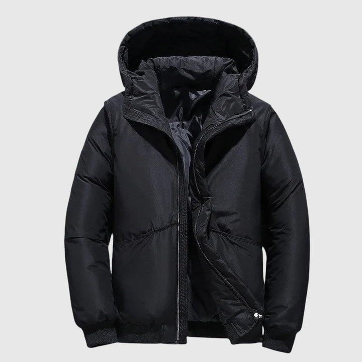Josef - Veste matelassée avec capuche et finition résistante