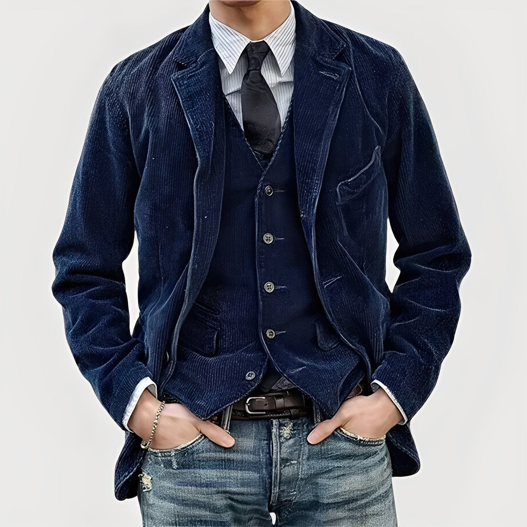 Viktor – Manteau élégant avec gilet