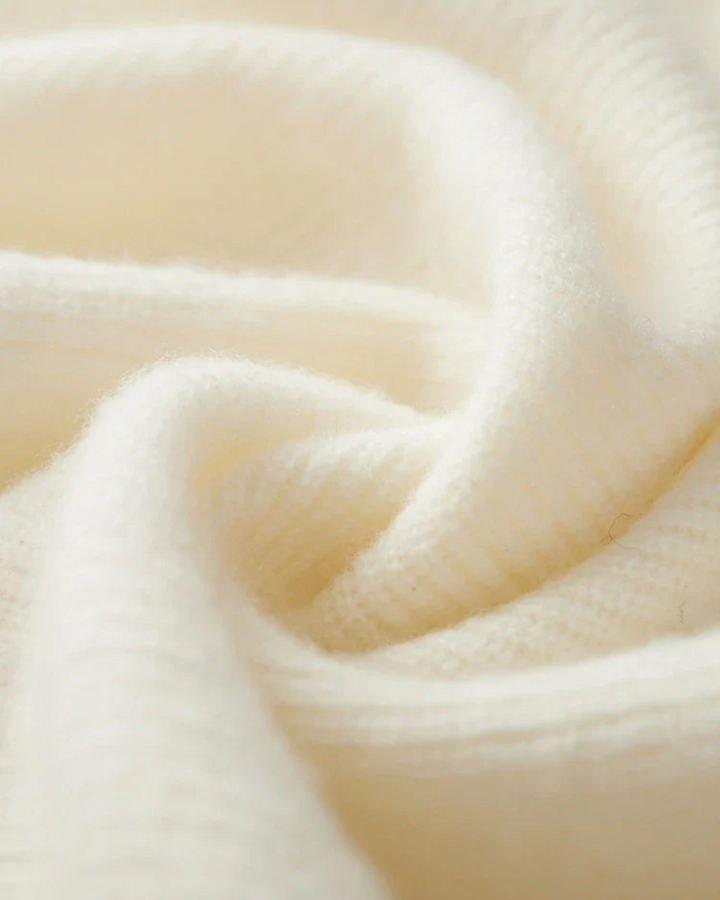 Libuše - Pull Portofino en cachemire avec zip demi-long
