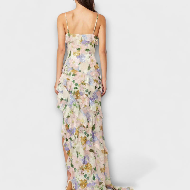 Indie - Robe à volants et imprimé