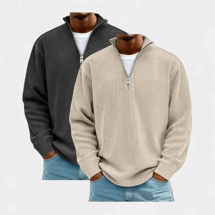 Martin – Duo de pulls stylés avec zip