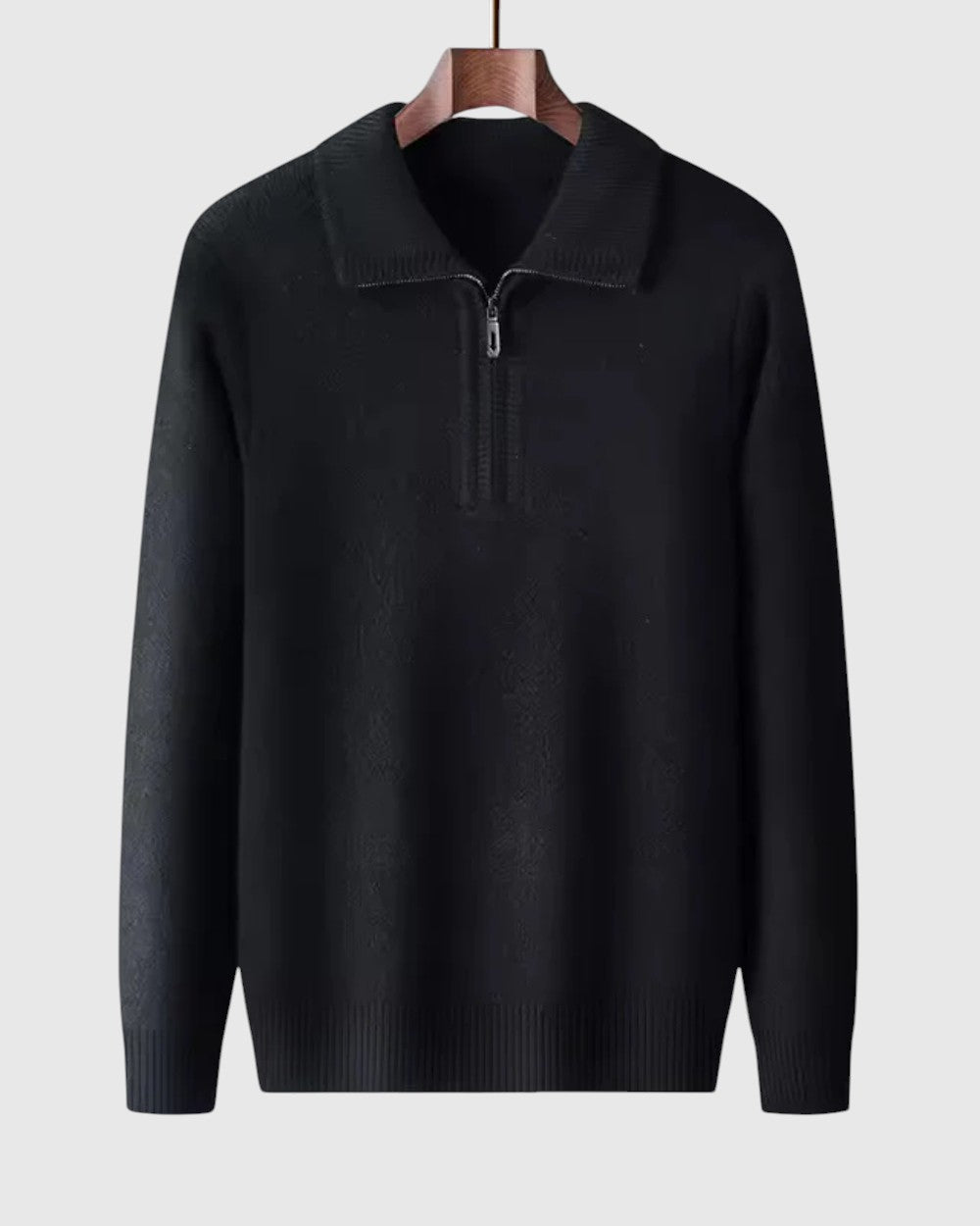 Libuše - Pull en cachemire avec zip quart Gstaad