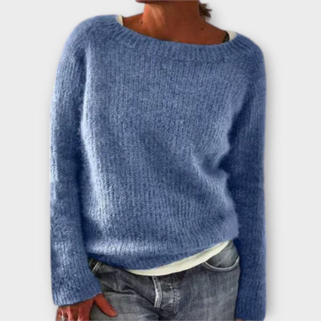 Regine – pull en maille uni