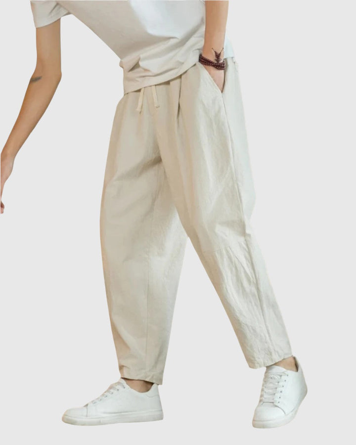 Libuše - Pantalons en coton Roma